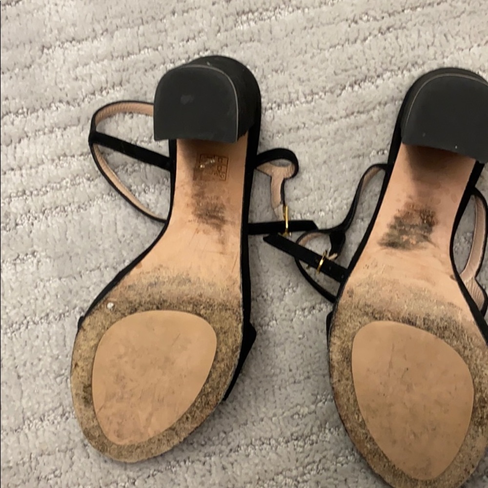 Stuart weitzman black block heels - Picture 3 of 3
